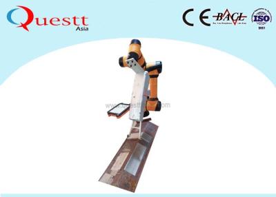 中国 6軸線のロボット レーザーの洗剤200W 1000Wレーザーのペンキの除去機械 販売のため