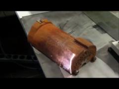 Laser rust removal machine