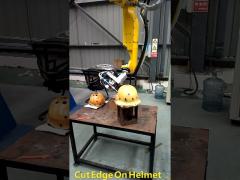 Helmet Laser Cutting machine with 6 Axis Robot Fiber Laser Cutter