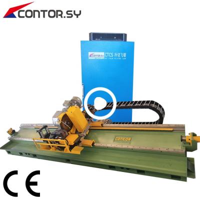 China Energy Supply Pipe Steel Pipe Welding Production Machines Cold Cut Friction Or CNC Friction Automatic Flying Cut Saw for sale