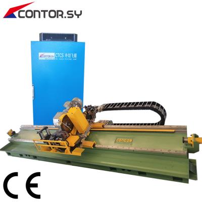 China Grocery Store Cold Cut Online Short Tube Automatic CNC Saw Tube Packing Machine Offline Pipe Cutting Line ERW for sale