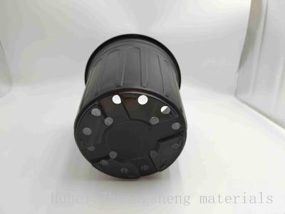 China Series 7 Black plastic plant pot BN190 for sale