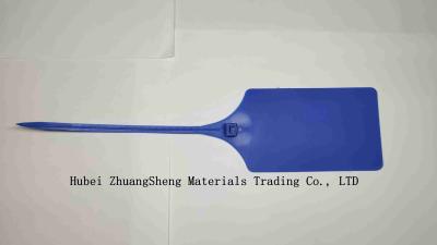 中国 商品のラベルを付ける青く赤いナイロン ケーブル タグ自動ロックの高い耐久性 販売のため