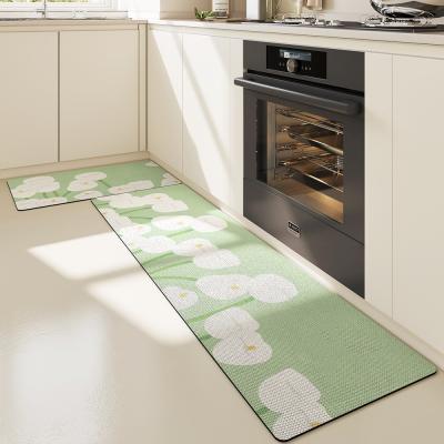 China Non Slip Kitchen Mats for Floor Waterproof Stains and Grease Medium Thickness 0.4 0.6in for sale