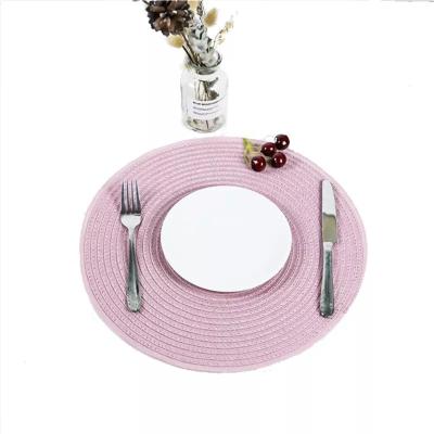 China Create a Luxurious Dining Experience with Custom Color PVC Woven Placemats Set for sale