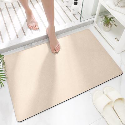 China Upgrade Your Bathroom with Non Slip Diatom Bath Mats from Earth Diato Blue and Thin for sale