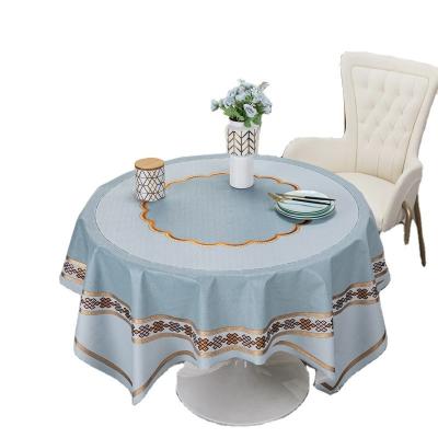 China Directly Sell PVC Polyester Tablecloth for Home Party Office Hotel Shop Restaurant for sale