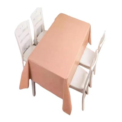 China Tablecloth Hot Designs Eco-friendly Dust Proof Oil-Proof Rectangle PVC Table Cover for sale