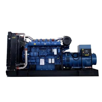 China 1000kw Weichai Dieselgenerator 50Hz 60Hz Elektrische manuelle Luftstart 1500rpm 1800rpm zu verkaufen