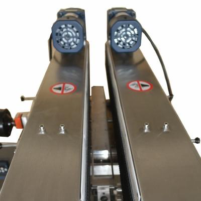 China Auto Clamping Eliminate Vibration Bottom Coding Conveyor With Inkjet Printer for sale