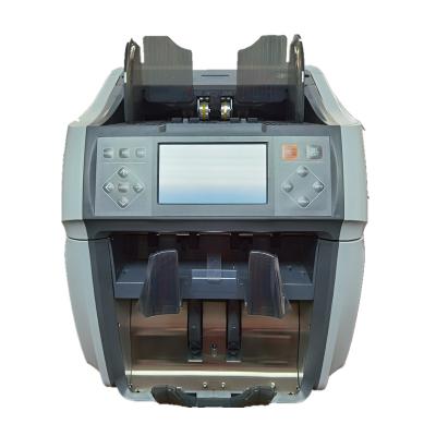 China Double Pocket Cash Sorter Machine Money Counter With Value Counting for sale