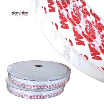 China poly Material 3M Poster Zipper Tape For Advertising Scrolling Billboard for sale