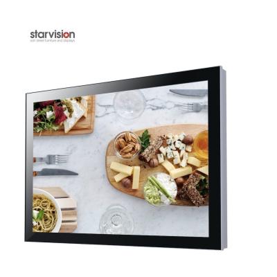 China Wall Mount IP55 80w LED Light Box Advertising Displays For Metro Station for sale