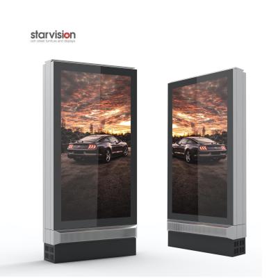 China Single Sided 3840x2160 Outdoor Digital Advertising Display Screens 3000nits for sale