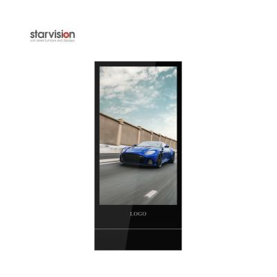 China 86Inch 500cd/m2  Touch Screen Totem Airport Digital Signage Free Standing for sale