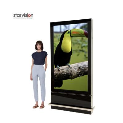 China 500 Nits 1920X1080 Indoor Digital Signage Floor Standing Single Sided for sale