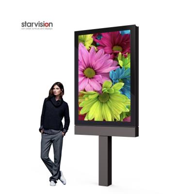 China Pole Mounted P3 Street LED Display Outdoor LED Video Display for sale