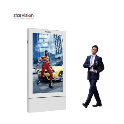 China Digital Signage LCD Display 4K Ultra HD 65in Free Standing auto brightness control for sale