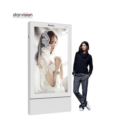 China 75in Indoor Advertising Indoor Digital Signage 500nits FHD 1080P for sale
