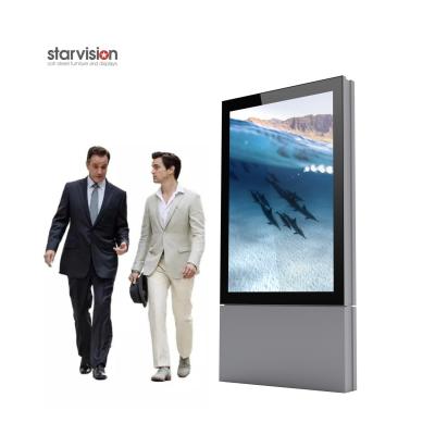 China 3840x2160 AR Coating Standalone Advertising Display 250W For Air Port for sale