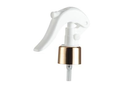 China Button Lock Plastic Trigger Sprayer Aluminum Type For Cosmetic Packaging for sale