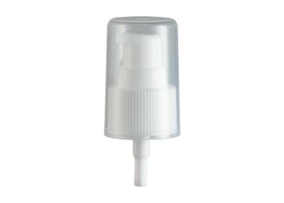 China 24 410 Plastic Cream Pump Dispenser Full Cover For Cosmetic Packaging for sale