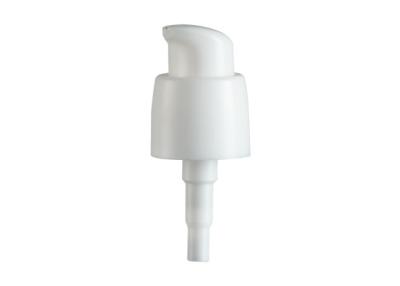 China 24 410 White Treatment Pump , Plastic Cream Pump Dispenser Replacement for sale