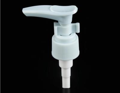 China 20 410 Hand Lotion Pump Dispenser Long Nozzle With Clip Customized Color for sale