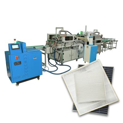 China Car Air Filter Production Line 14KW For Automobile Air Conditioner Filter for sale