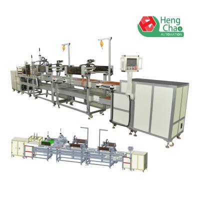 China Cadena de producción del filtro de aire del CE de la máquina de la asamblea de filtro de la automatización de HengChao en venta