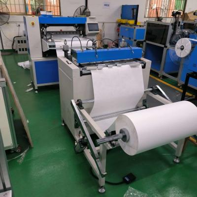 China Filter Paper Folding Machine Width 600mm Air Filter Pleating Slitting Machine for sale