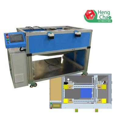 China 1.5KW Filter Manufacturing Machine Car Air Filter Angle Cutting Machine for sale