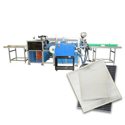 China Hvac Filter Manufacturing Equipments 450mm Wide Purifier Screen Continuous for sale