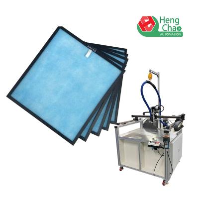 China 800mm Glue Air Filter Manufacturing Machine 6KW 220V Single Phase for sale