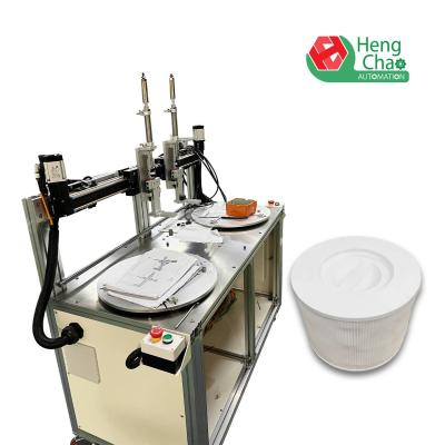 China Dia 100mm-400mm Filter Cartridge Making Machine Rotary Glue Scraper for sale