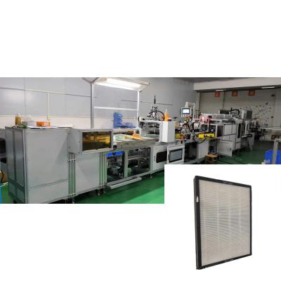 China 0.6Mpa Heat Recovery Ventilation System Filter Making Machine 86400 Pieces / 1 Month for sale