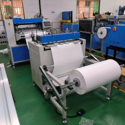China linha de produção ajustável máquina automática do filtro de ar de 8mm da dobradura do papel à venda