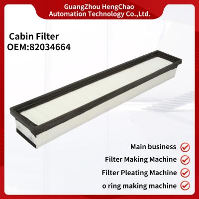 China 100mm Automatic Cabin Air Filter 82034664 Car Air Conditioner Filter Making Machine for sale