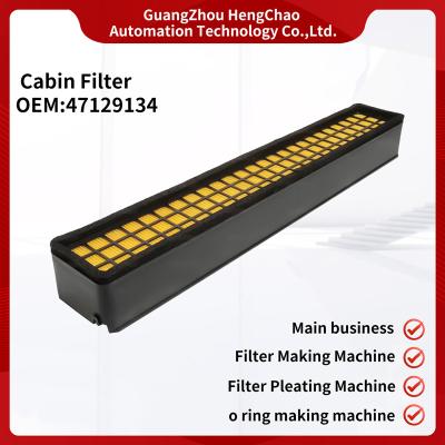 China 655mm Length Cabin Air Filter 47129134 Rectangular Shape for sale