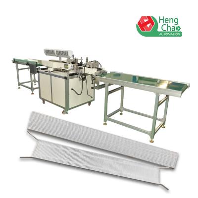 China PLC Automatic Filter Manufacturing Equipment For 100~400mm Long 40~200mm Wide for sale