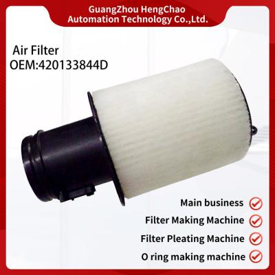 China Equipamento de filtro de ar para automóveis de cilindro Produzir filtro de ar para automóveis OEM 420133844D à venda