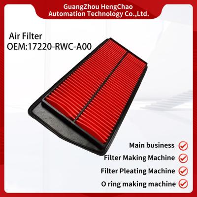 China High Filter Efficiency 95-99% Auto Air Filters OEM 17220-RWC-A00 for sale