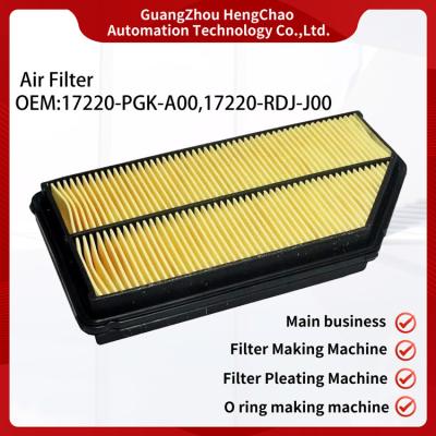 China Rectangular Auto Air Filters OEM 17220-PGK-A00 17220-RDJ-J00 Voor betrouwbare filtratie Te koop