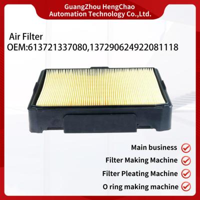 China OEM 13721337080 137290624922081118 Auto luchtfilters Hoog vermogen Te koop