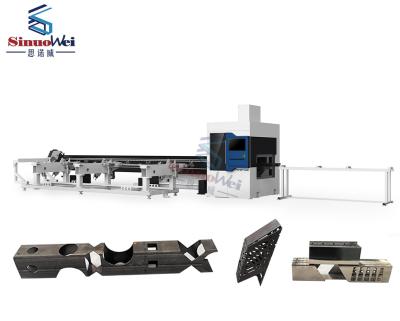 China Circular / Square Tube Laser Cutting Machine with 2000W-3000W Power Range for sale