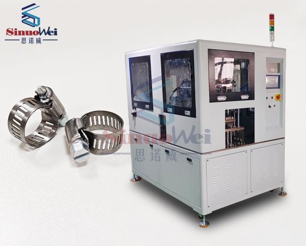 Quality Automatic Large American Hose Clamp Assembly Machine for sale