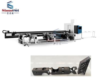 China Long Materials Semi Laser Cutting Machine 2000W SNW-130-2000-10000 for sale
