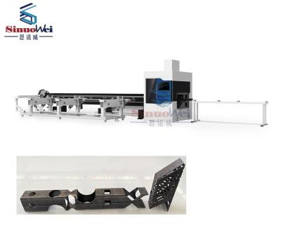 China Laser Pipe Cutting Machine SNW-130-3000-6000 for 6000mm Long Stainless Steel for sale