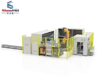 China Línea de ensamblaje de baterías de molde cuadrado a presión 10000 X 3100 X 2500MM en venta