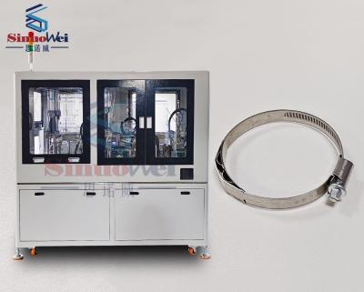 China 1000 Pcs/Hour Hose Clamp Manufacturing Machine German Type Hose Clamp Machine OEM for sale